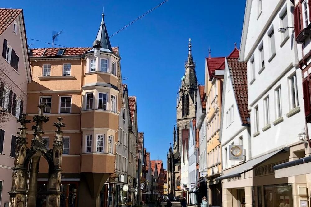 The city centre of Reutlingen
