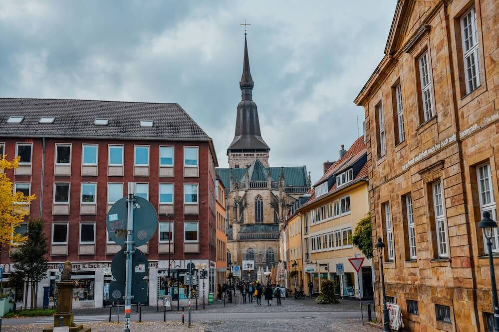 Platz in der Innenstadt in Osnabrück