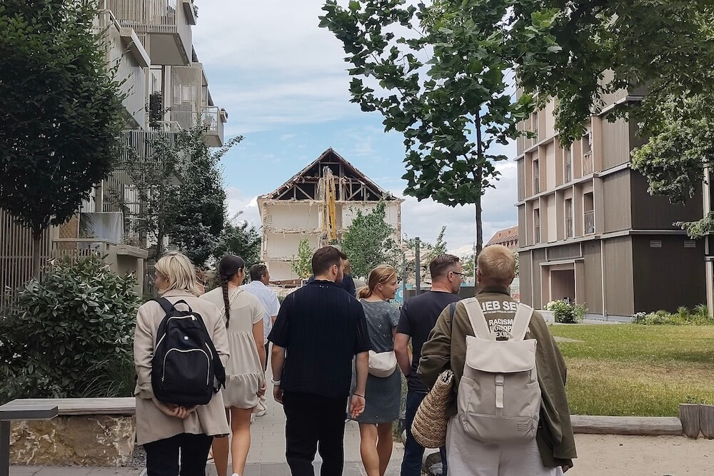 Walk through the Kastanienviertel (formerly Mainz-Kastel) in Wiesbaden