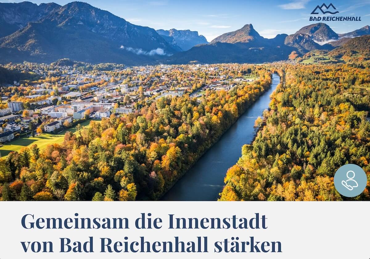Projektwebsite zur Innenstadtentwicklung in Bad Reichenhall